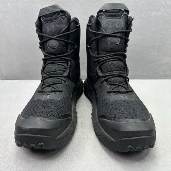Under armour Micro G Valsetz Womens Size 7.5 Boots Black Tactical UA 3023744-001 - Picture 2 of 8